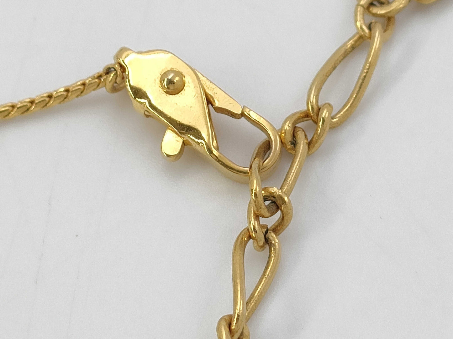 Yves Saint Laurent Gold Rhinestone Necklace