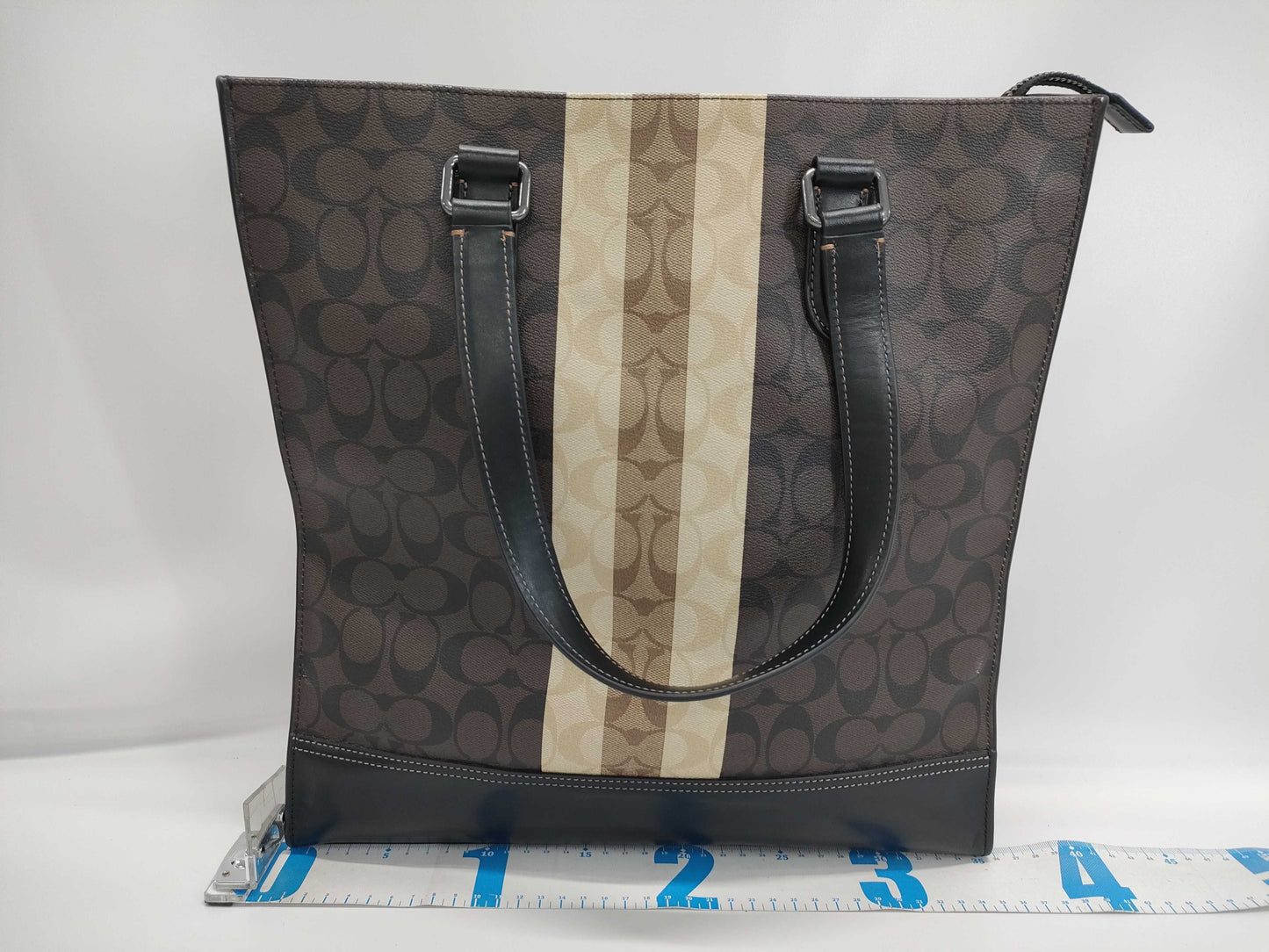 COACH 2-Way Shoulder Bag Brown Tote Bag