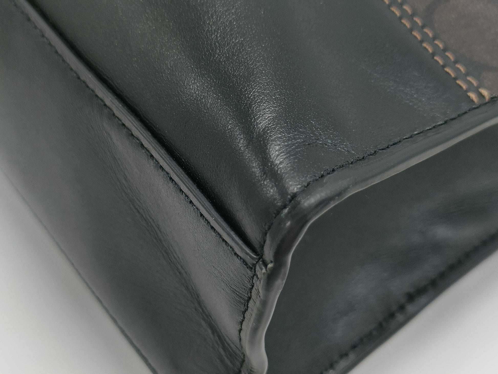 COACH 2-Way Shoulder Bag Brown Tote Bag
