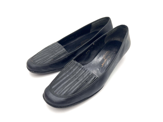 Salvatore Ferragamo Salvatore Ferragamo Leather Black Size 7 Loafers