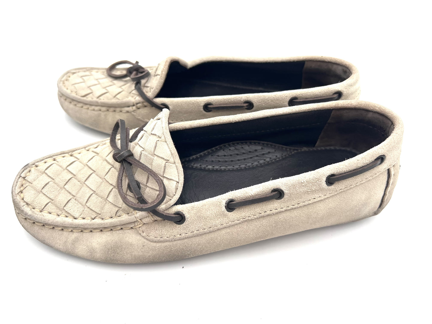 BOTTEGA VENETA BOTTEGA VENETA Bottega Veneta Suede Driving Shoes Gray Size 34 1/2 Other Shoes