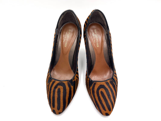 Sergio Rossi Sergio Rossi 2988 6812 Ponytail Brown Pumps Size 35 1/2