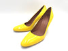 CELINE Enamel High Heel Yellow Size 35 1/2 Pumps