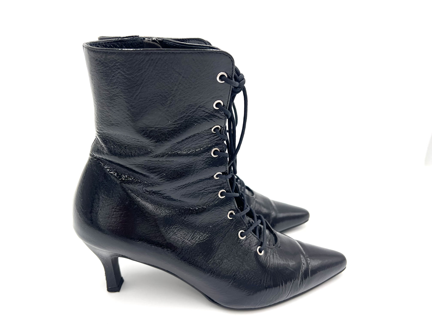 OTA 6749 Lace-up Short Boots Black Size 23cm Other Shoes