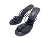 GUCCI Leather Strap High Heel Sandals Black Size 6 1/2
