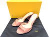 FENDI Patent Leather Heeled Sandals Pink Size 36 Sandals