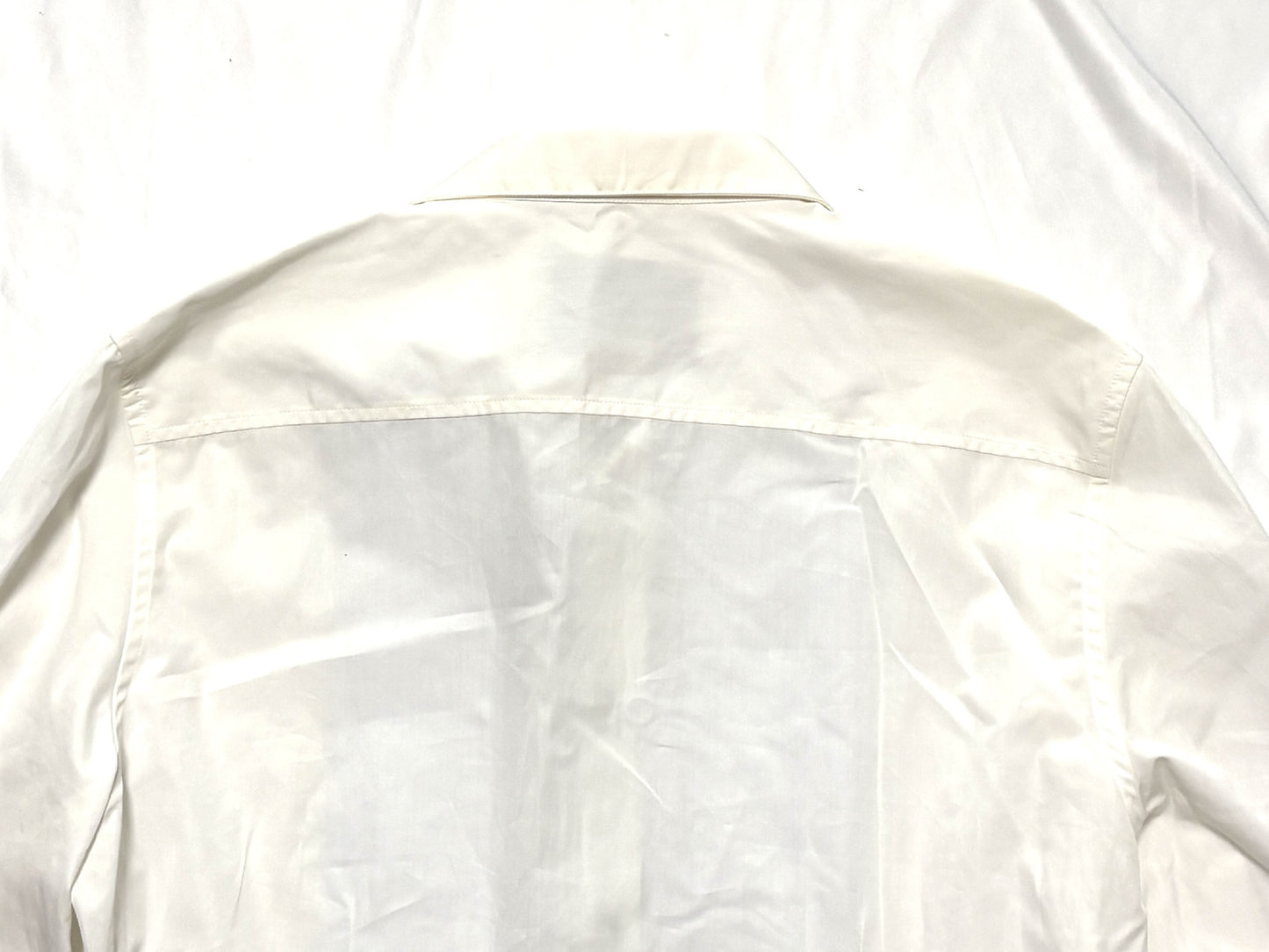 GUCCI 486153 21131 Dress Shirt with Cuffs, White, Size 38/15