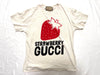 GUCCI 615044 XJDZU Strawberry White Size XS T-shirt