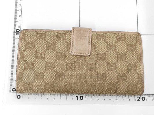 GUCCI GG Canvas Long Wallet 181593 Wallet