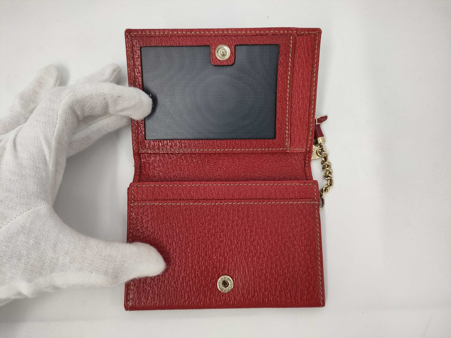 GUCCI GG Canvas Card Case/Business Card Holder 154178 Card Case/Pass Case/Business Card Holder