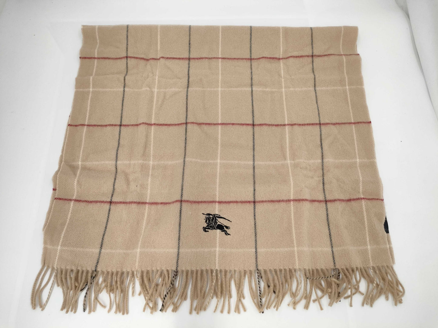 BURBERRY Unused Burberry Throw 100% Wool 65 x 120cm Other Accessories