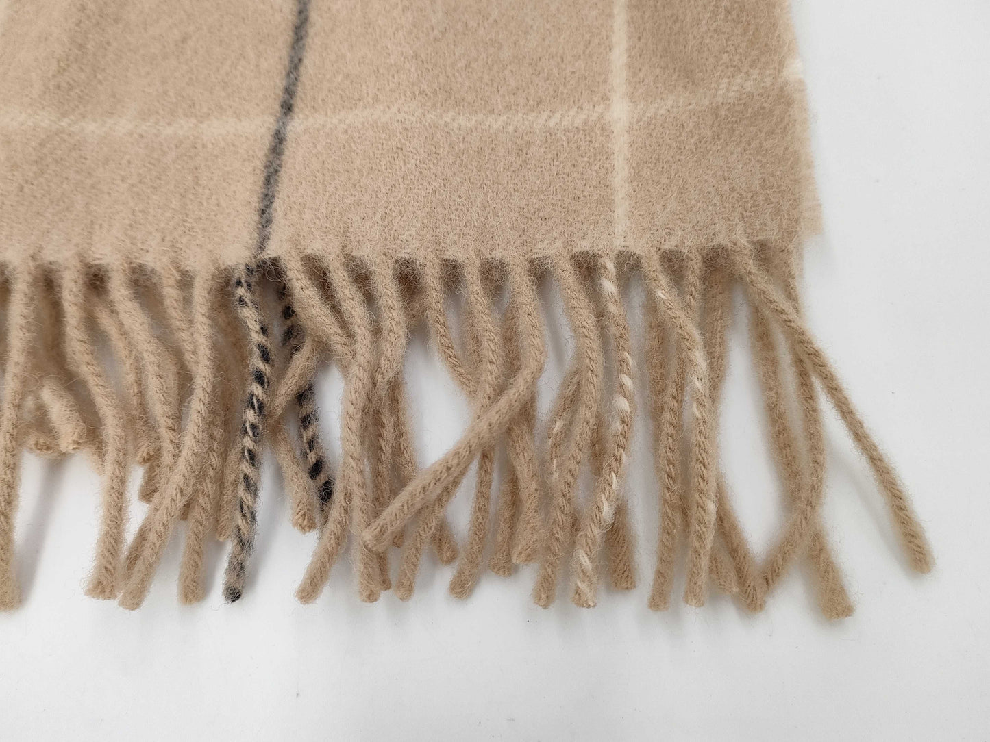 BURBERRY Unused Burberry Throw 100% Wool 65 x 120cm Other Accessories