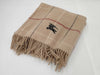 BURBERRY Unused Burberry Throw 100% Wool 65 x 120cm Other Accessories