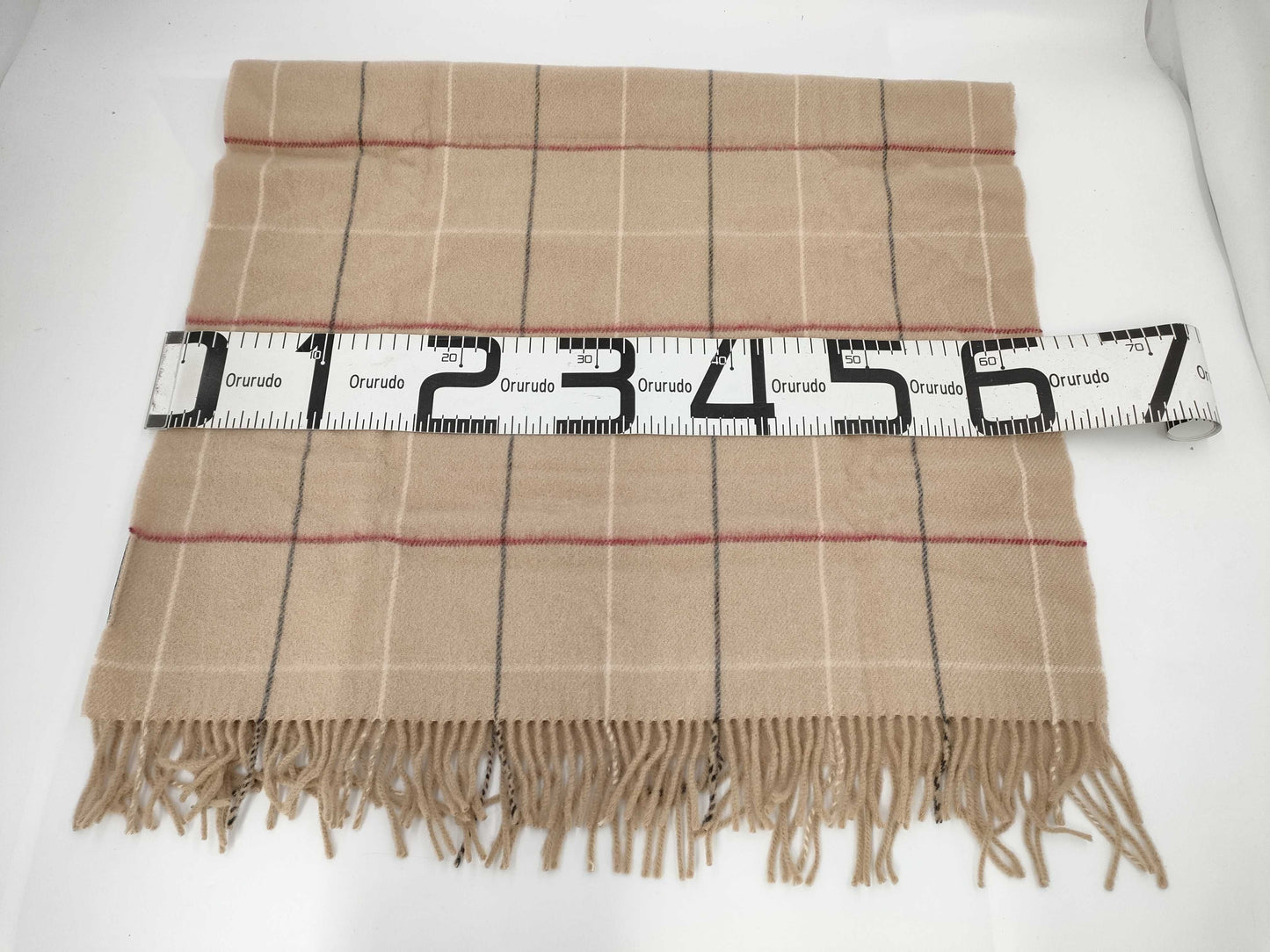 BURBERRY Unused Burberry Throw 100% Wool 65 x 120cm Other Accessories
