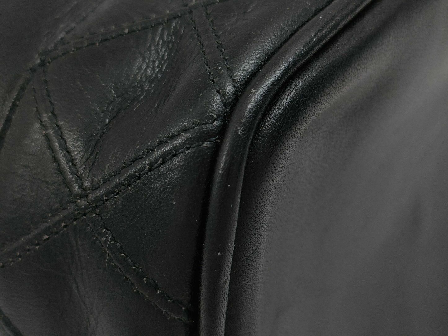 CHANEL Bicolore Black Vanity Bag with Seal