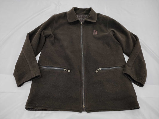 FENDI Fendi Coat Jacket Brown Zucca Pattern Jacket
