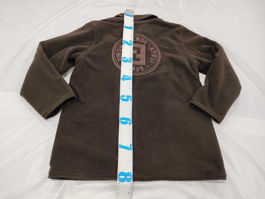 FENDI Fendi Coat Jacket Brown Zucca Pattern Jacket
