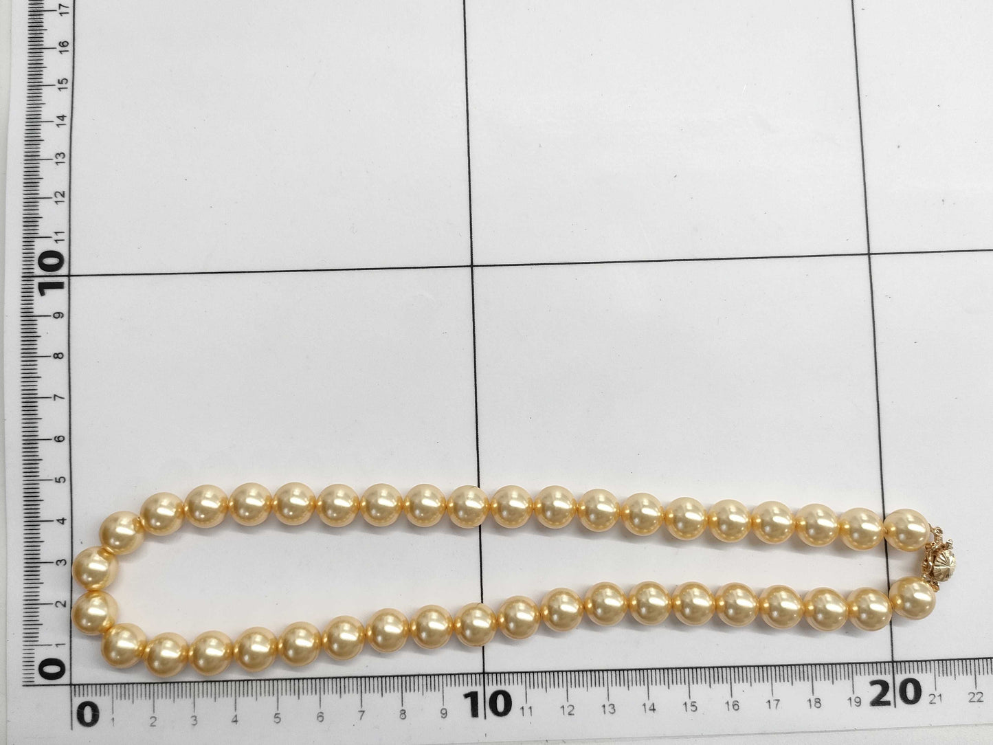 Faux Pearl K14 54.9g Necklace