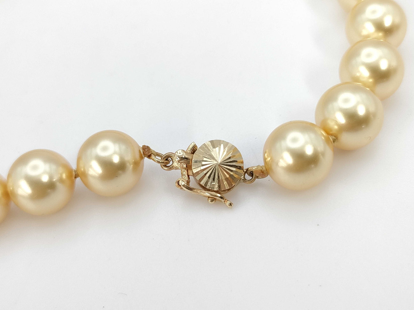 Faux Pearl K14 54.9g Necklace