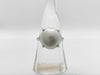 Semi-round pearl, diameter approximately 12.3mm, PM850, 7.4g, ring