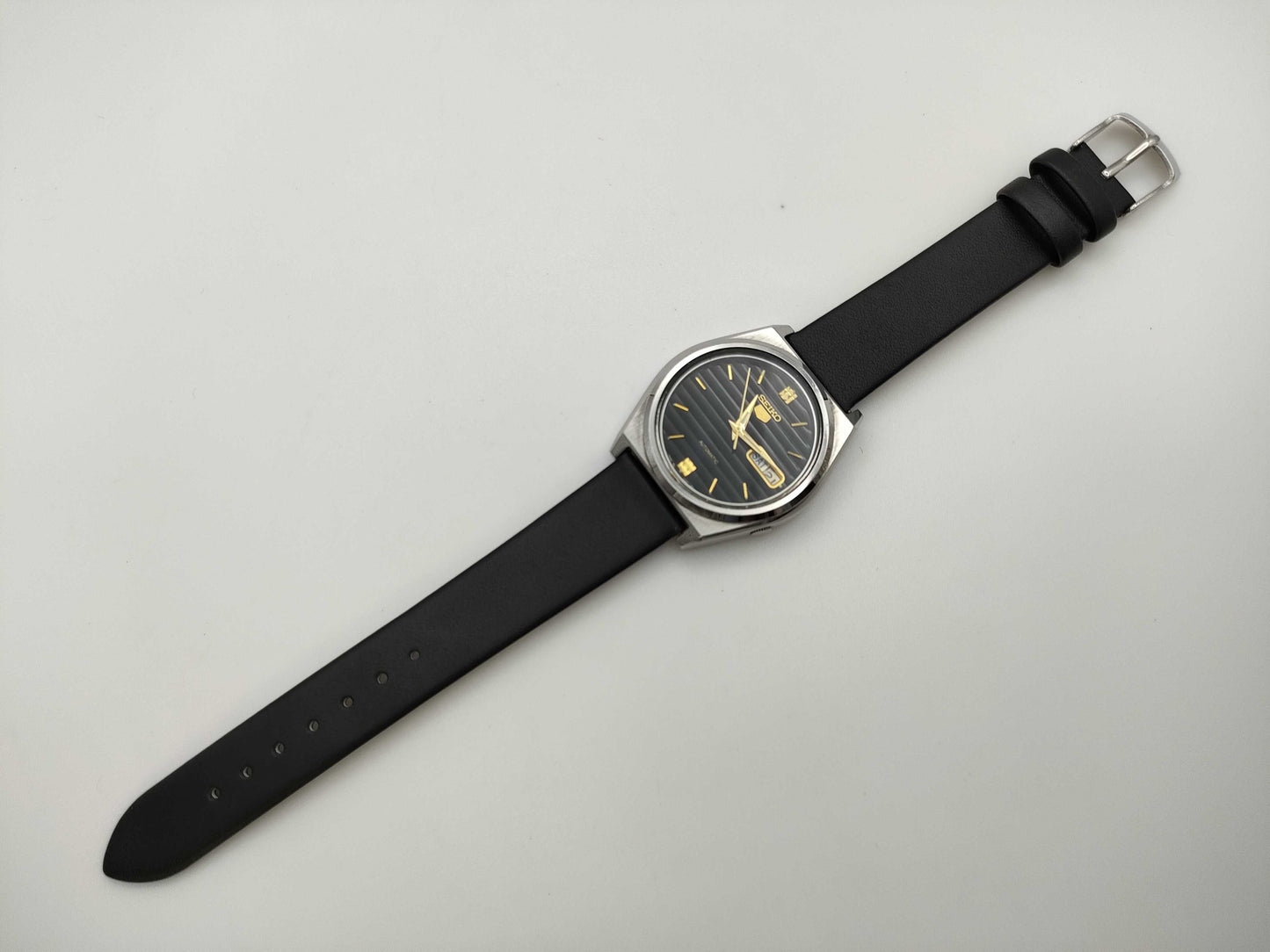 SEIKO 7009-876A 1D7336 Automatic Black Dial Men's Watch