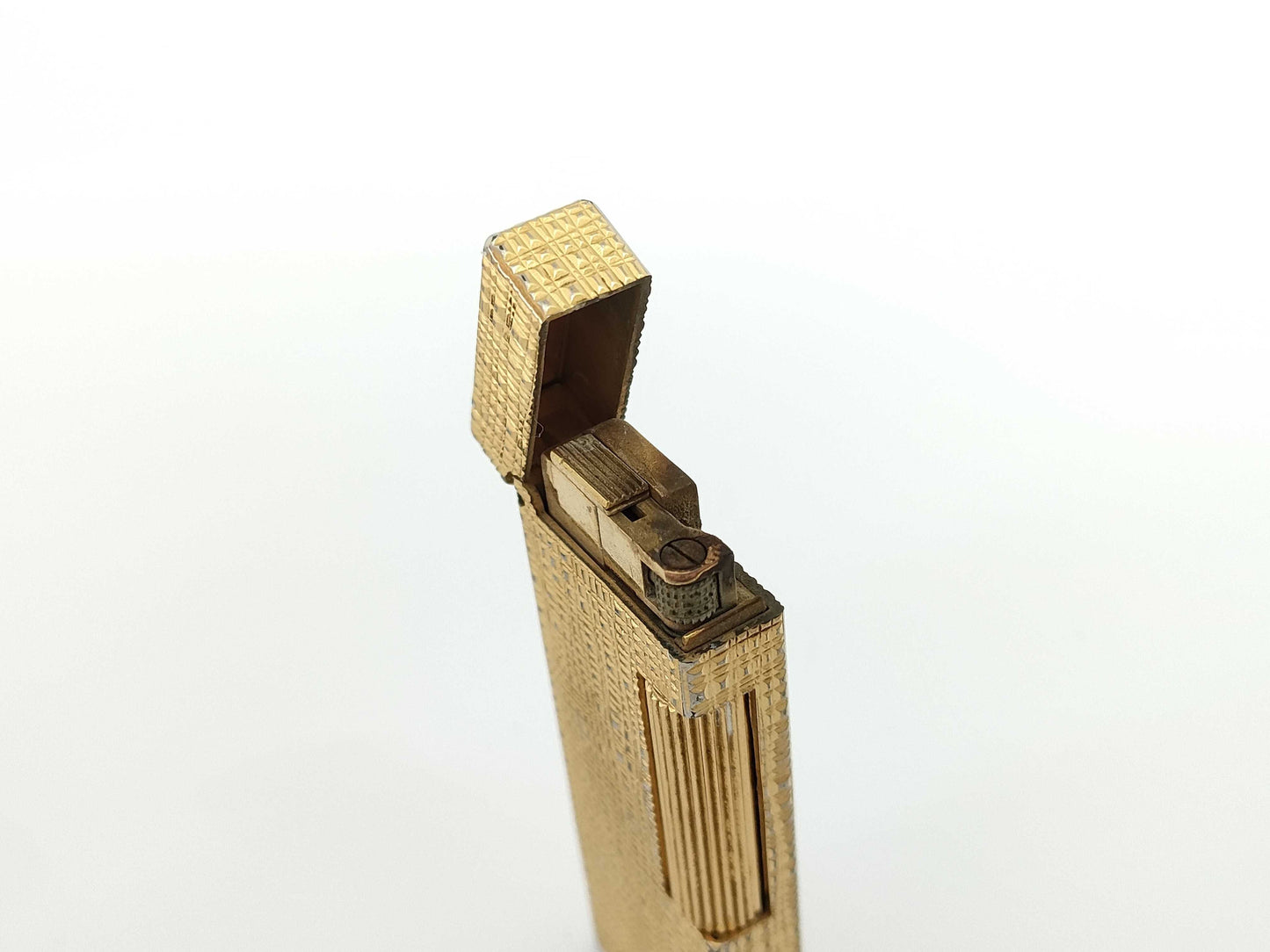 dunhill dunhill lighter gold all-over pattern lighter other accessories