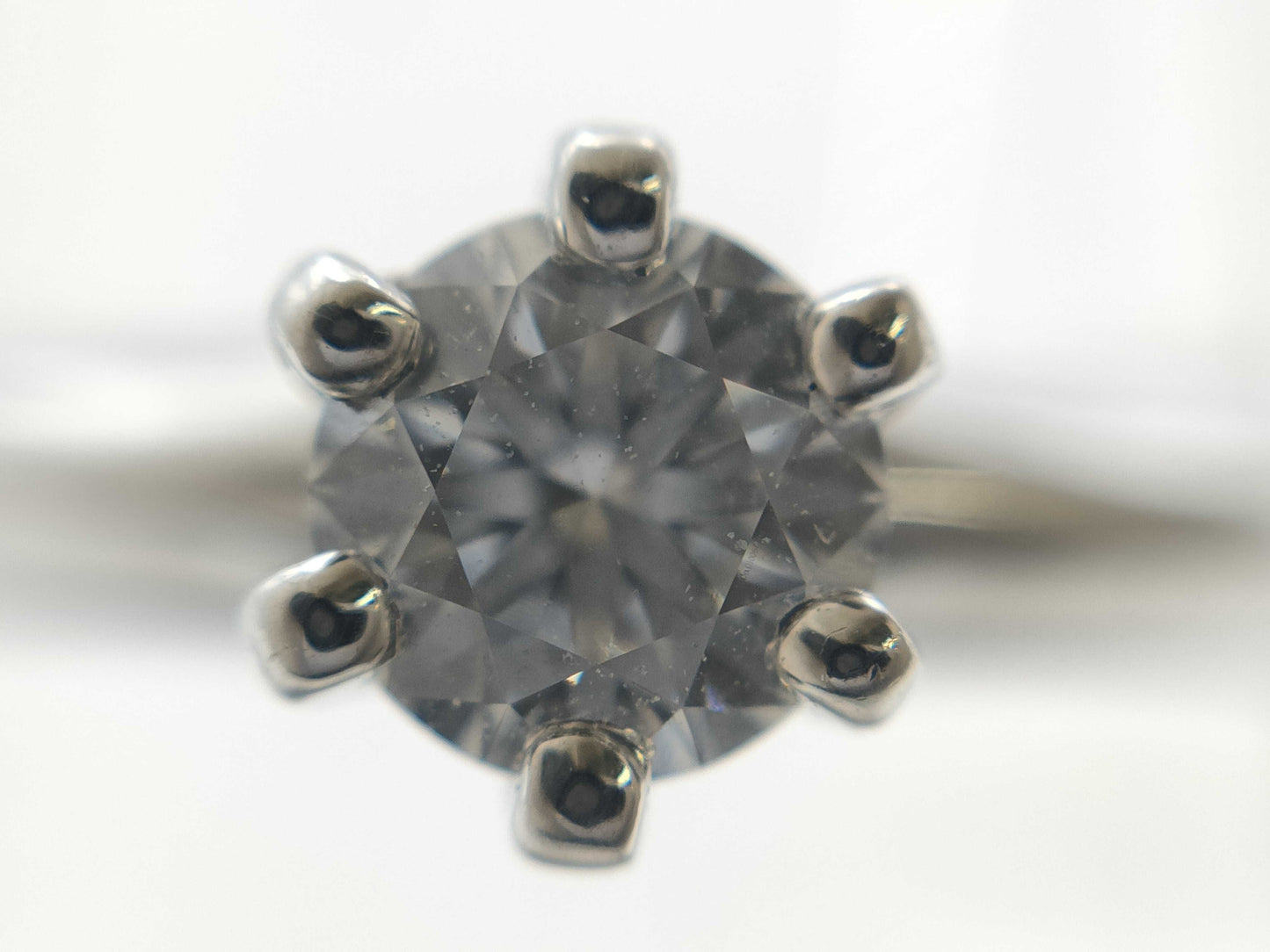 Tiffany & Co. Solitaire D0.20ct PT950 4.1g Ring