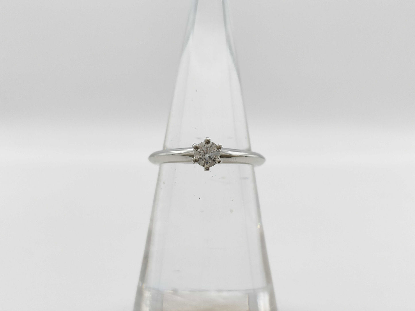 Tiffany & Co. Solitaire D0.20ct PT950 4.1g Ring