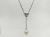TASAKI Pearl Diameter: Approx. 6.9mm, D0.01ct, Silver/Metal, 4.4g Necklace