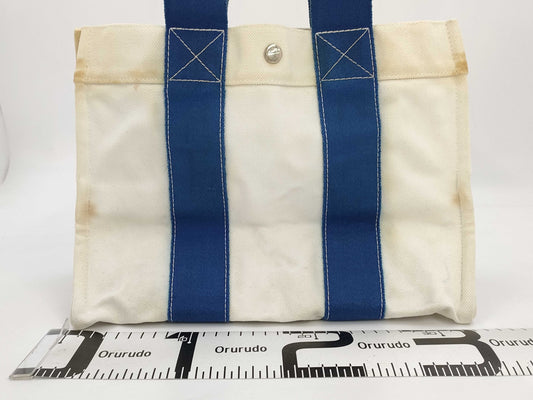 HERMES HERMES Bora Bora Tote Bag Handbag Canvas Yellowing Handbag