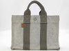HERMES Foul Tote HERMES New Foul Tote PM New Foul Tote Foul Tote Tote Canvas Mini PM Gray x Black Handbag