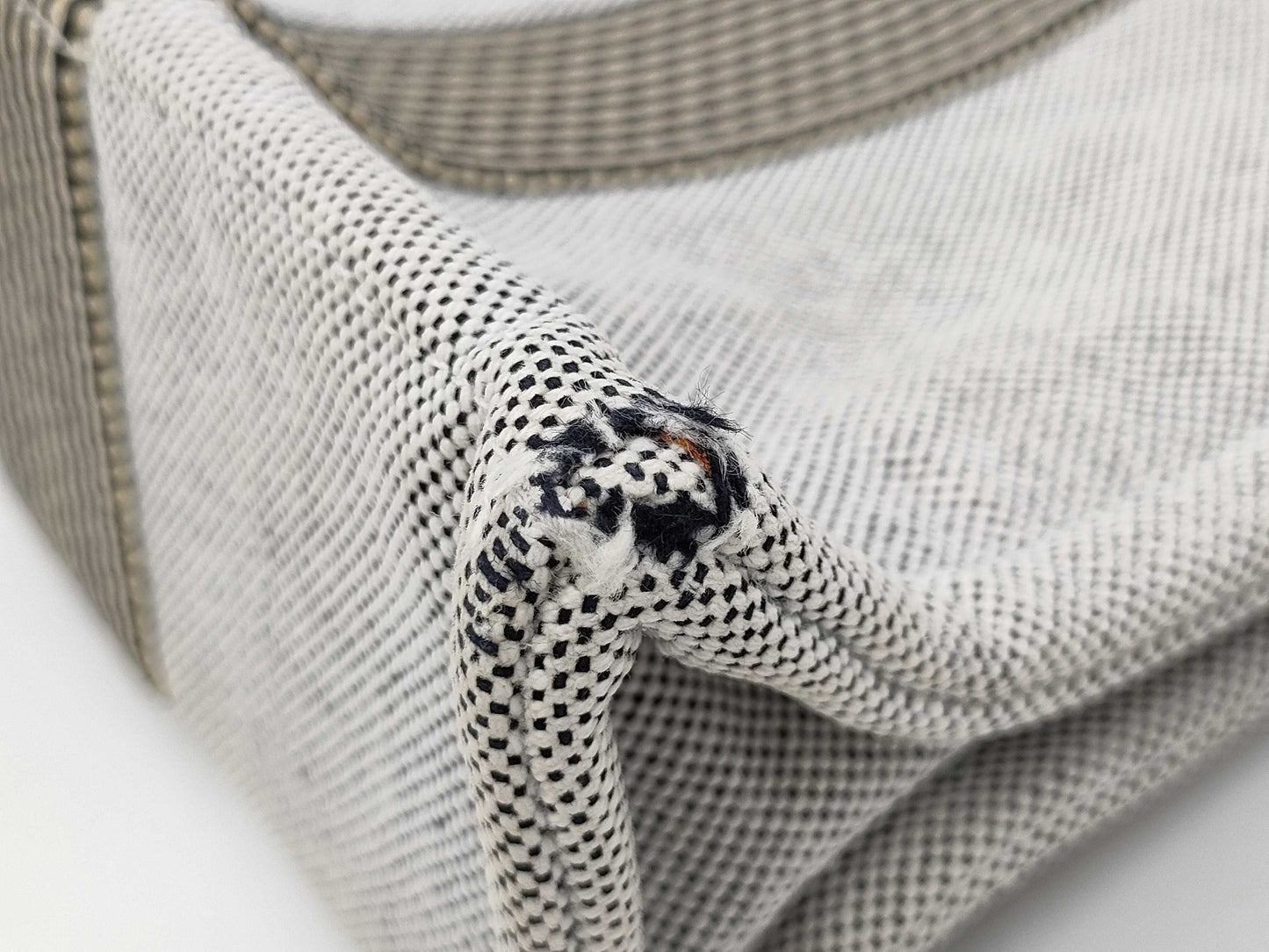 HERMES Foul Tote HERMES New Foul Tote PM New Foul Tote Foul Tote Tote Canvas Mini PM Gray x Black Handbag