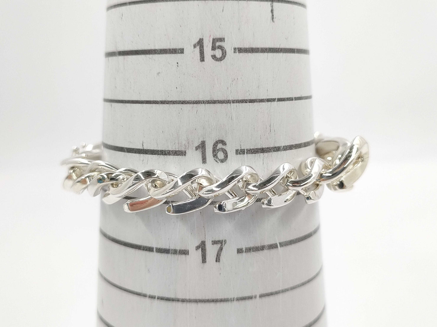 Tiffany & Co. Tiffany Forge Medium Link 22-Link Bracelet, Ag925, 39.9g