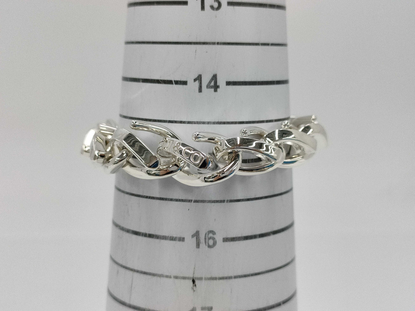 Tiffany & Co. Tiffany Forge Large Link 14-Link Bracelet, Ag925, 67.6g, Bracelet/Bangle