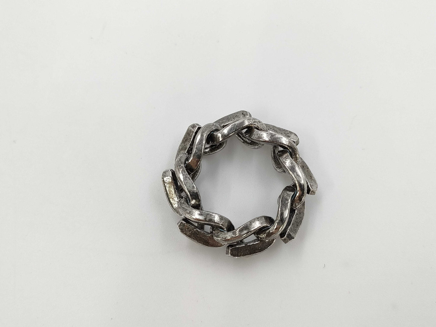 Tiffany & Co. Tiffany Forge Link Oxidized Ring, US5 , Ag925, 12.1g