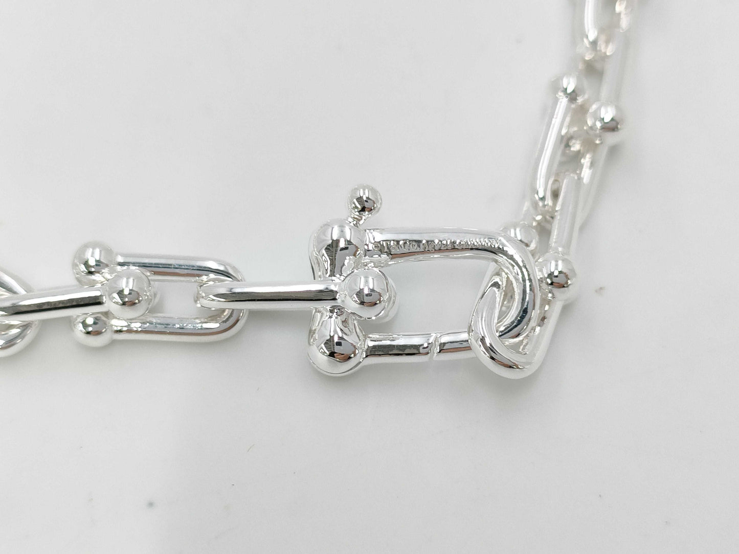 Tiffany & Co. Tiffany HardWear Small Wrap Bracelet, Large, Ag925, 45.9g Necklace