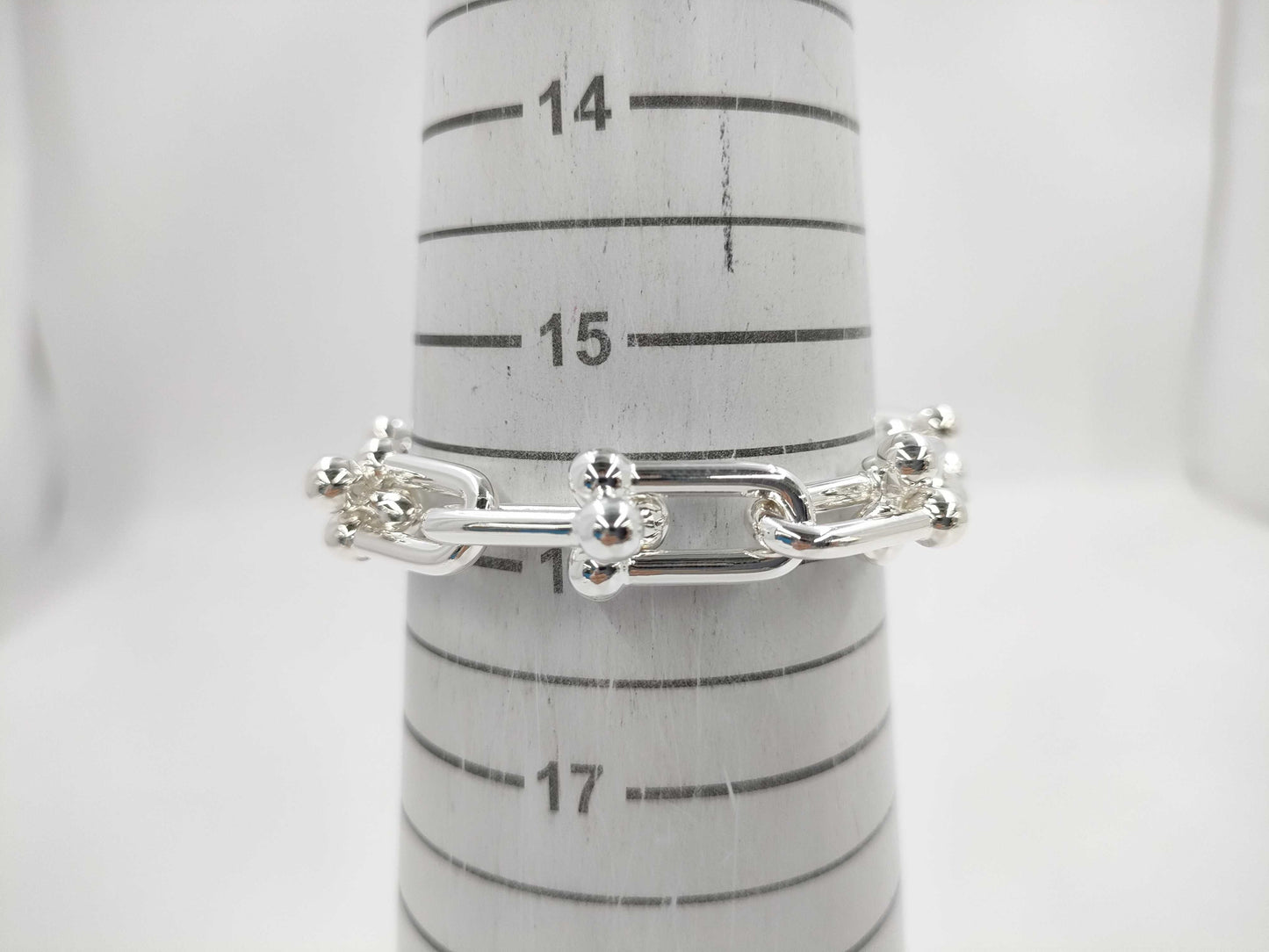 Tiffany & Co. Tiffany HardWear Large Link L Bracelet, Ag925, 60.2g, Bracelet/Bangle