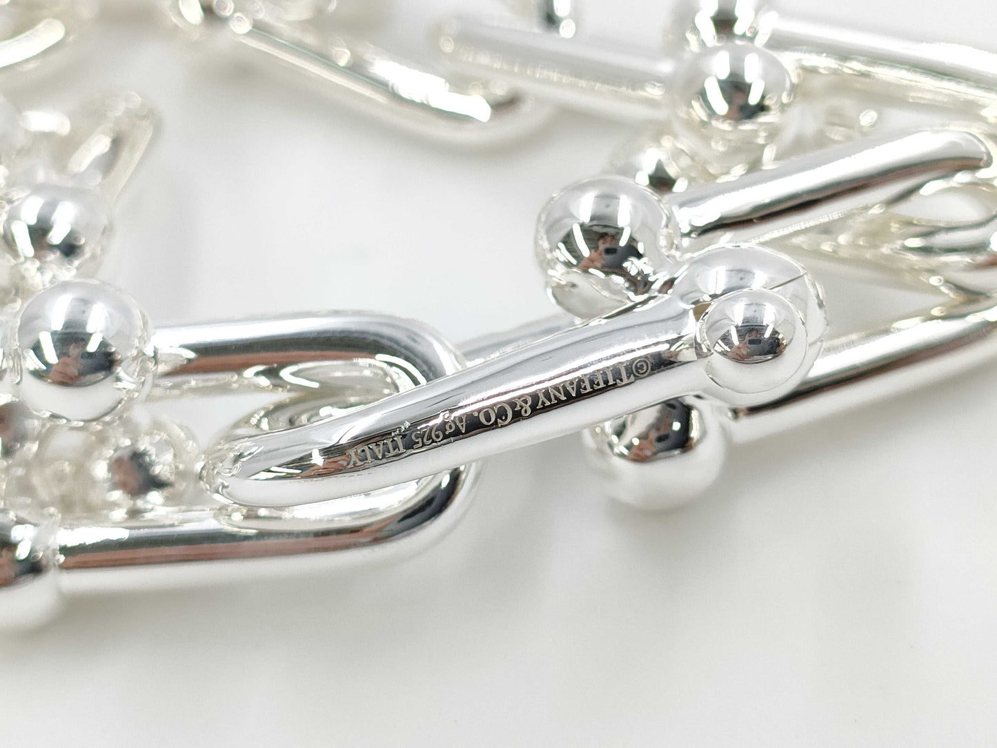 Tiffany & Co. Tiffany HardWear Large Link L Bracelet, Ag925, 60.2g, Bracelet/Bangle