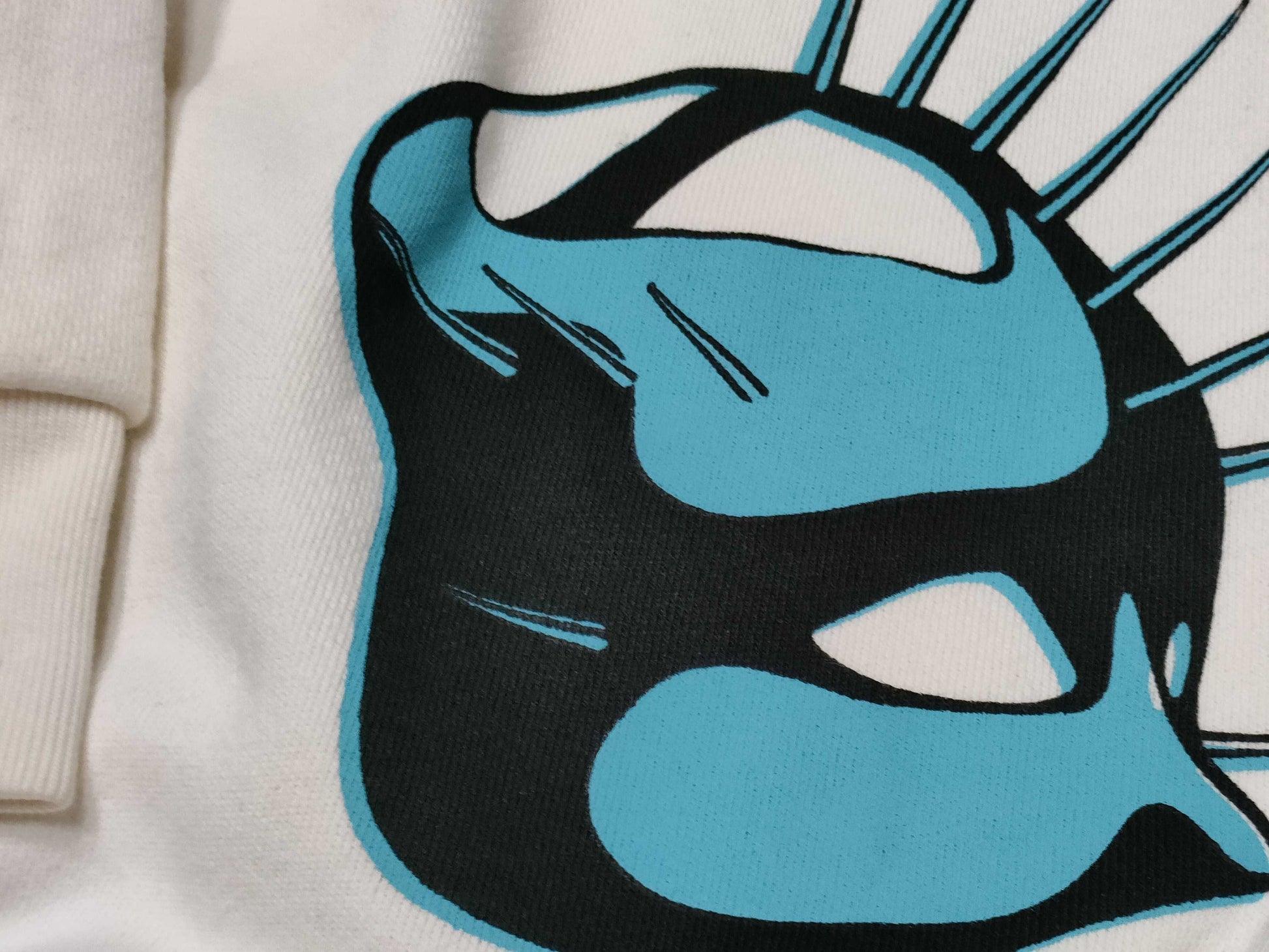 GUCCI Gucci Manifesto Mask Hoodie Sweatshirt White XS Tops