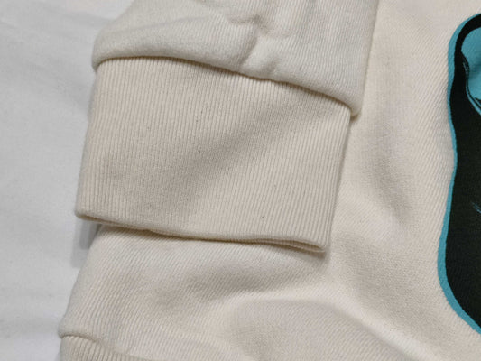 GUCCI Gucci Manifesto Mask Hoodie Sweatshirt White XS Tops