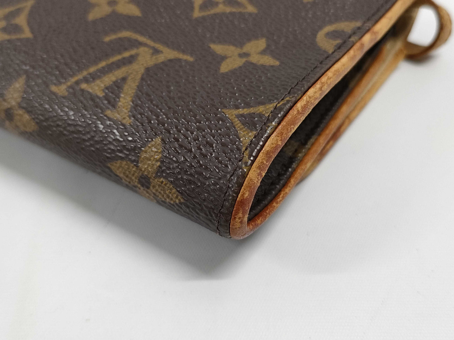 LOUIS VUITTON Monogram Pochette Twin GM M51852 FL0091 Brown Shoulder Bag