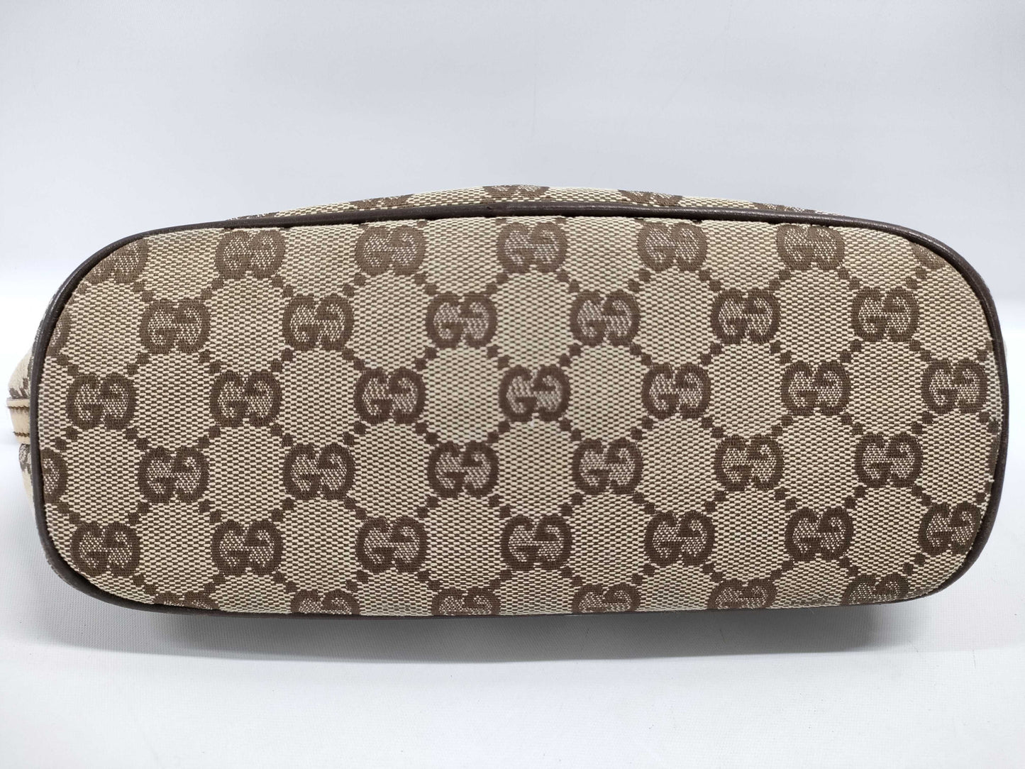 GUCCI Canvas Pouch with Broken Zipper Pull