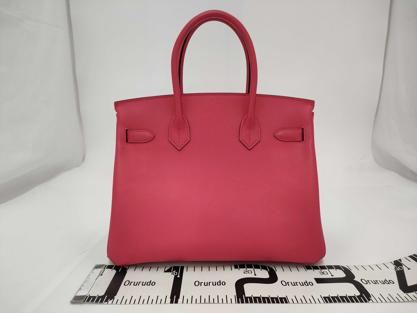 HERMES Birkin 30 Epson Pink D Stamp Handbag