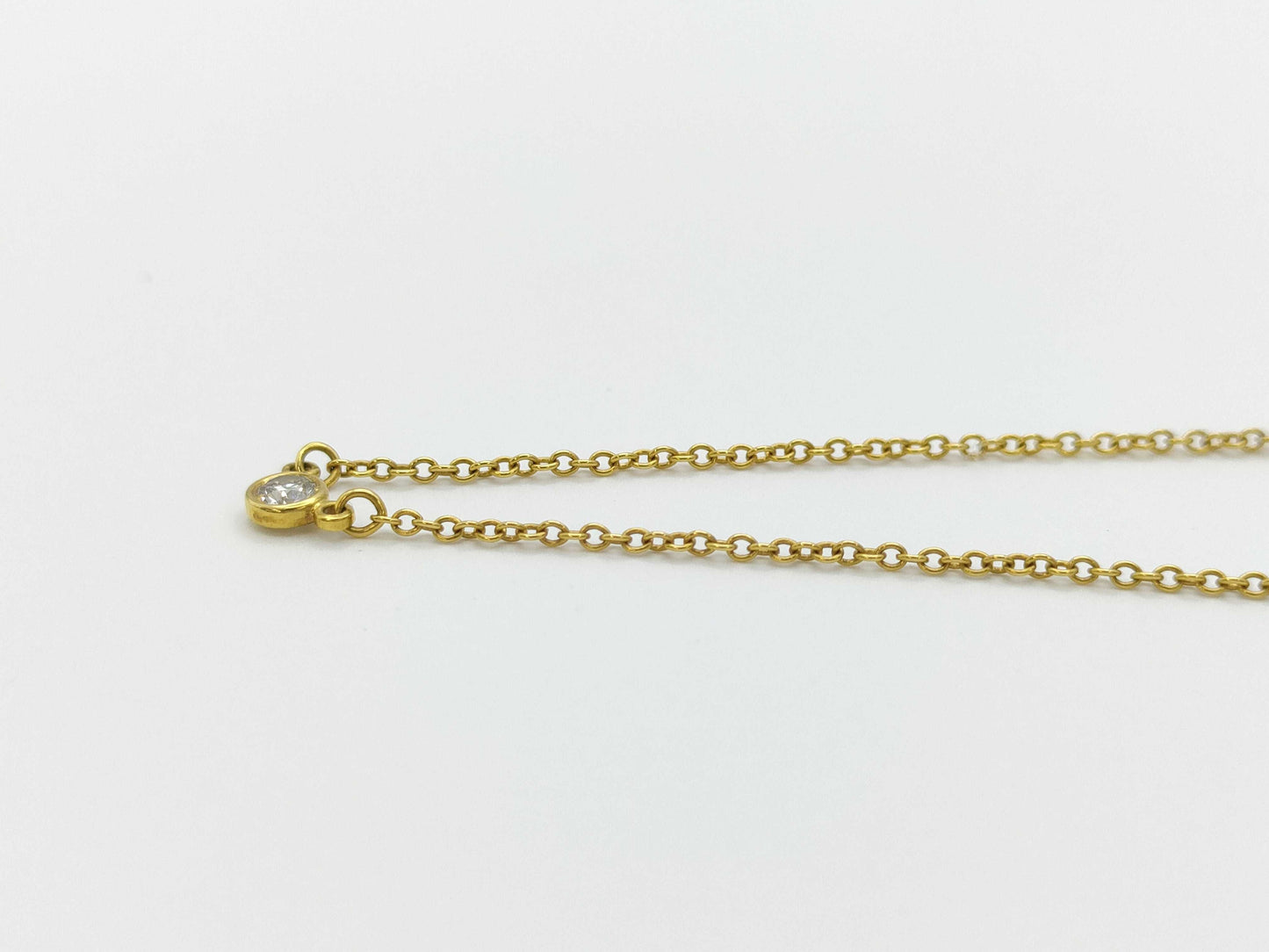Tiffany & Co. By the Yard 1PD YG 750 1.8g Necklace