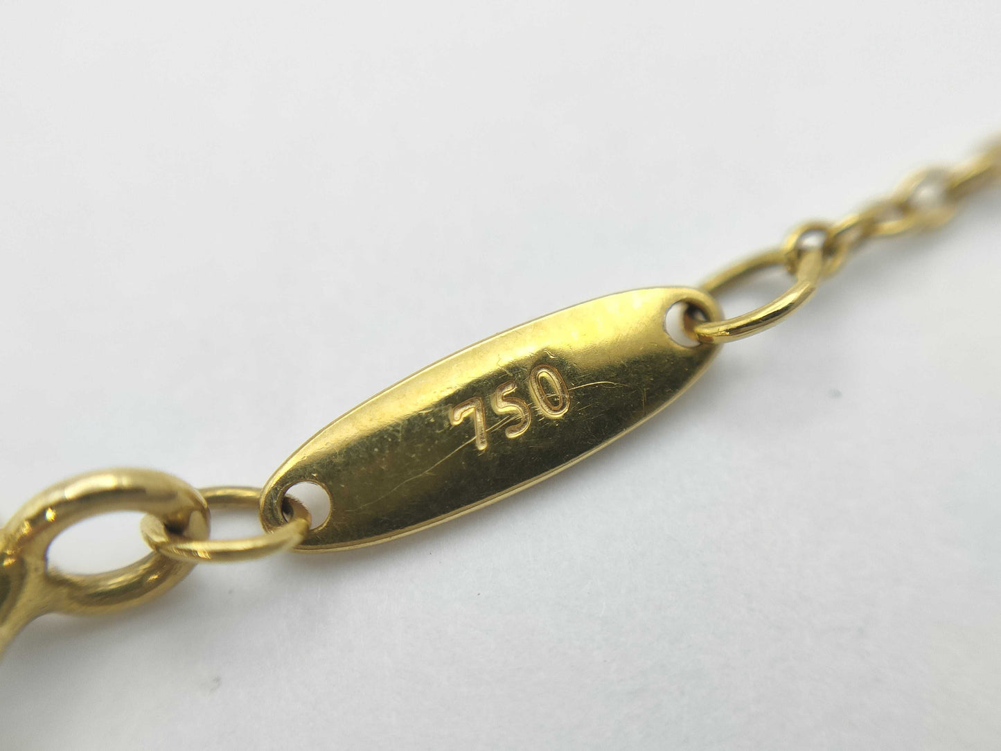 Tiffany & Co. By the Yard 1PD YG 750 1.8g Necklace