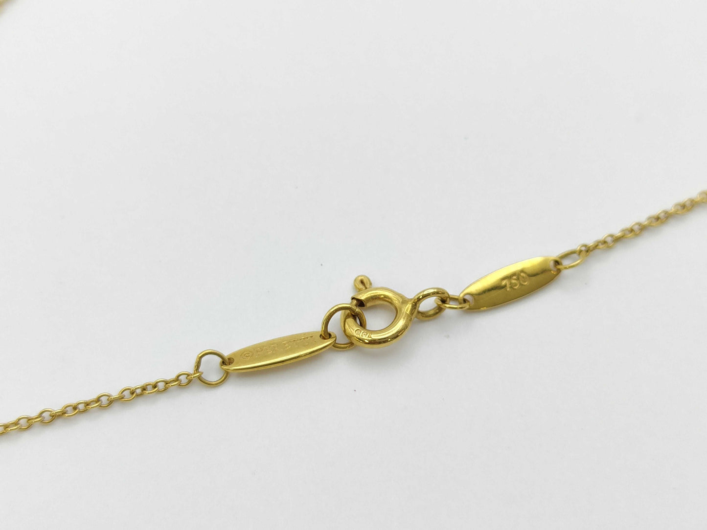 Tiffany & Co. By the Yard 1PD YG 750 1.8g Necklace