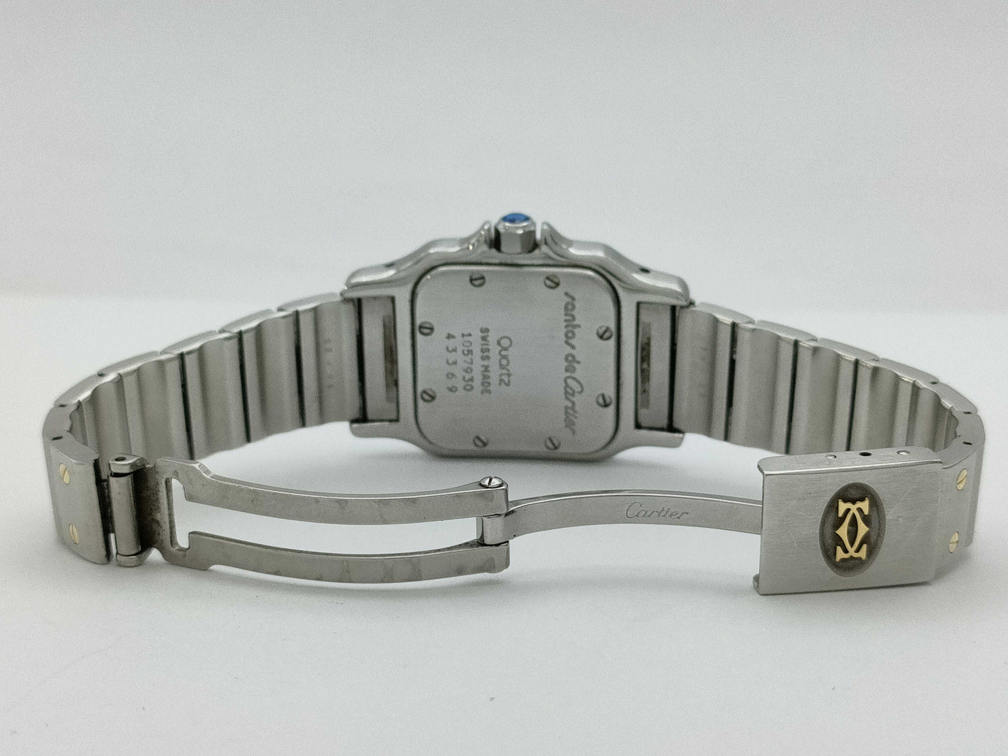 Cartier Santos Galbe SM 1057930 43369 Quartz Women's Watch