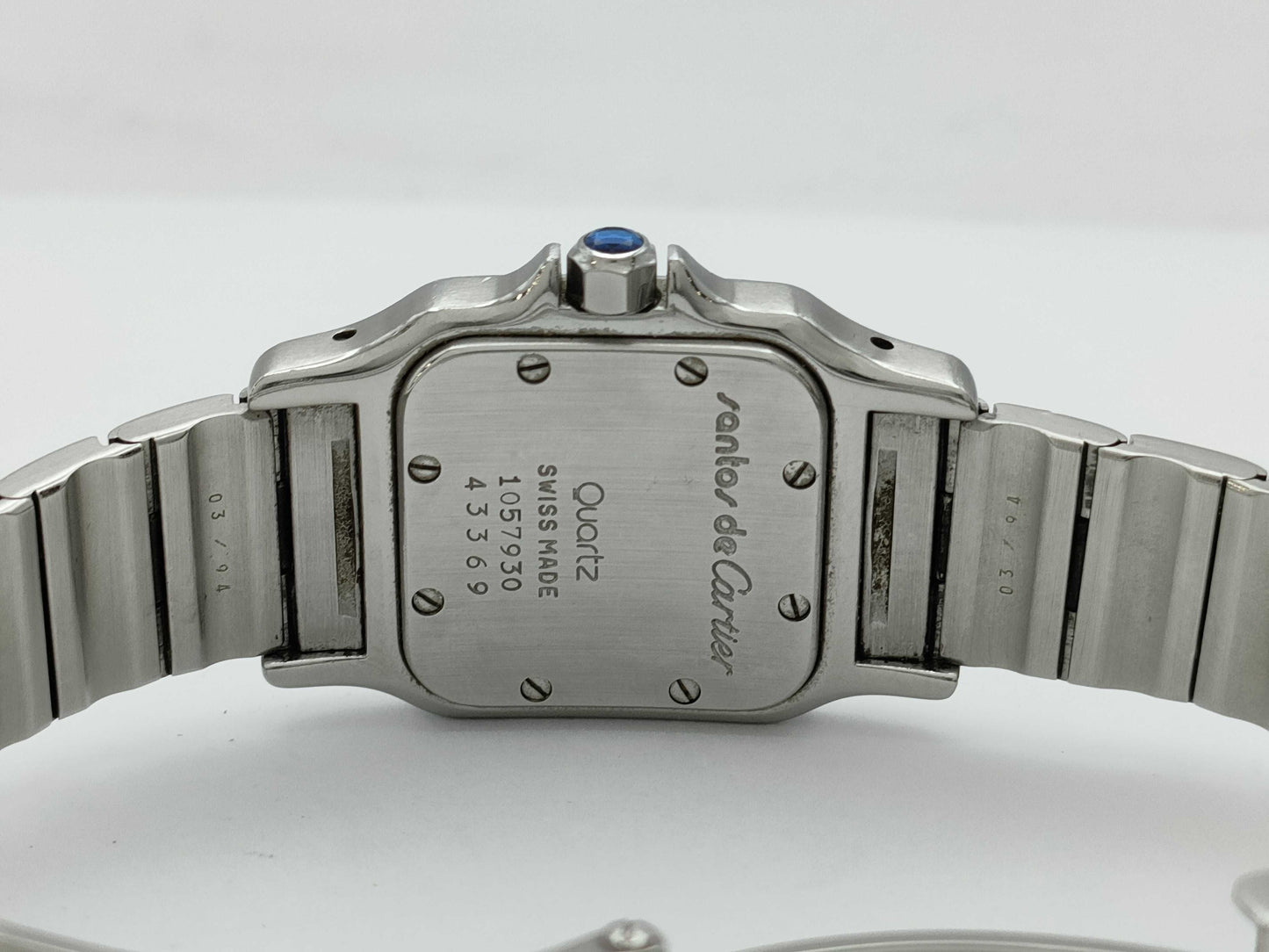 Cartier Santos Galbe SM 1057930 43369 Quartz Women's Watch