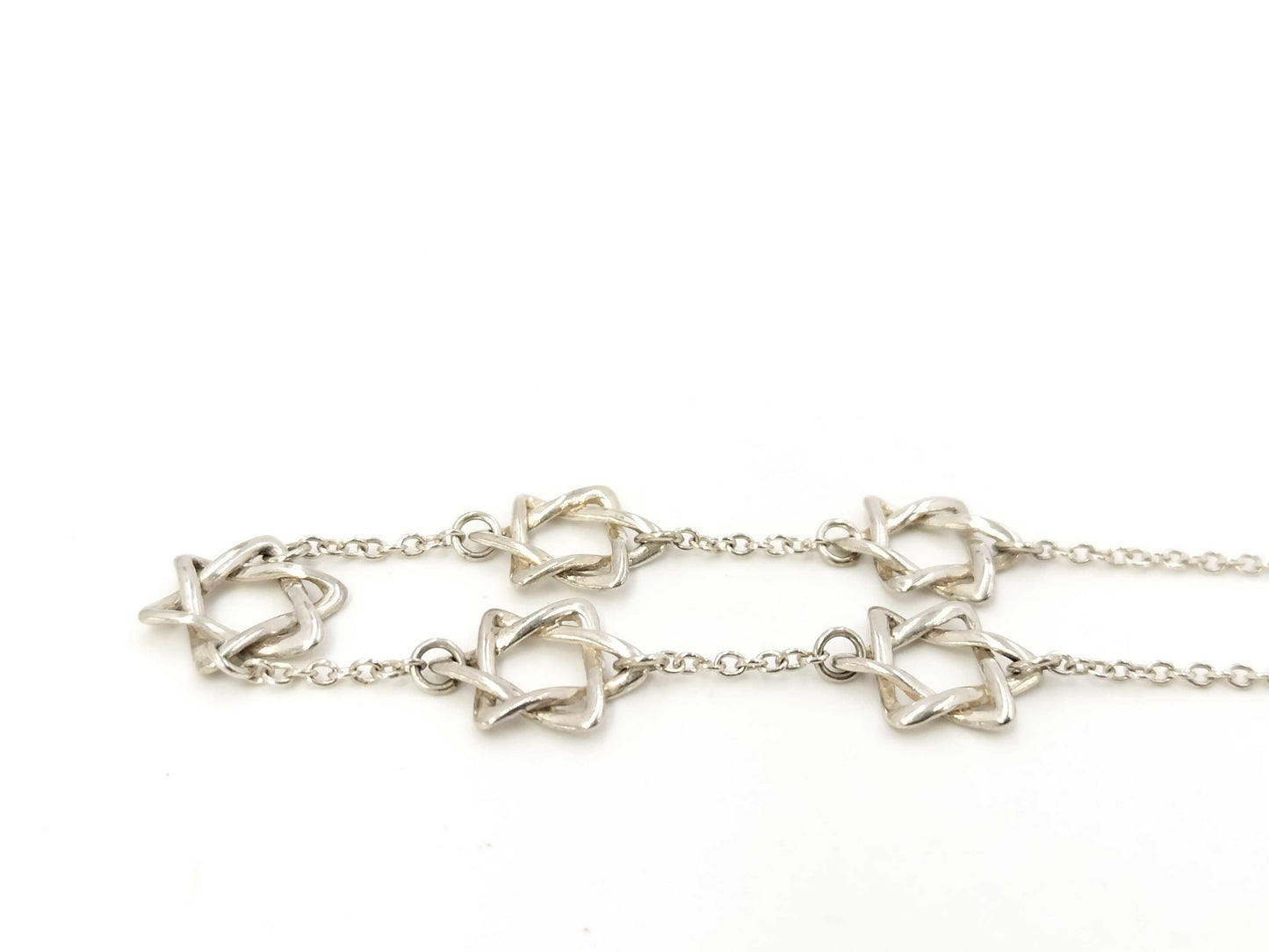Tiffany & Co. Tiffany Star of David Necklace, Ag925, 4.2g