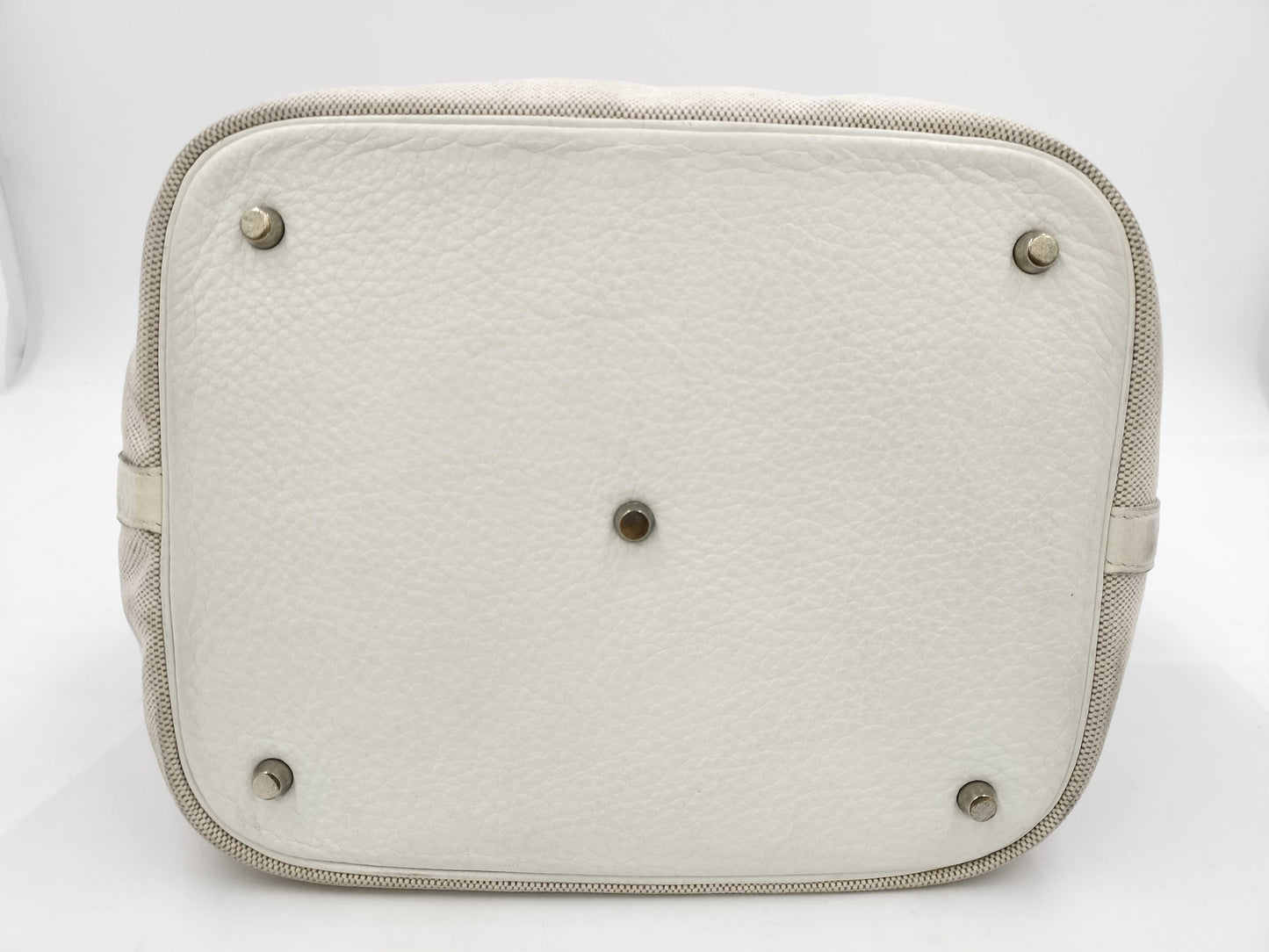 HERMES Picotin GM Handbag in Toile H with Silver Hardware